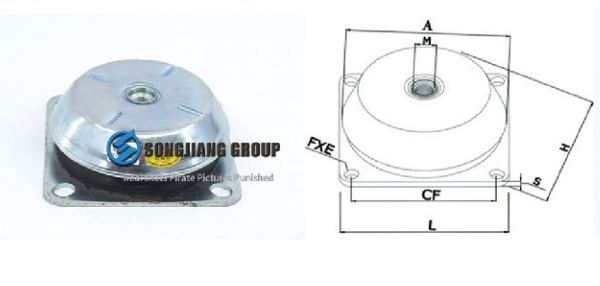 JY Type Generator Rubber Vibration Isolator 'Easy and Convenient ...